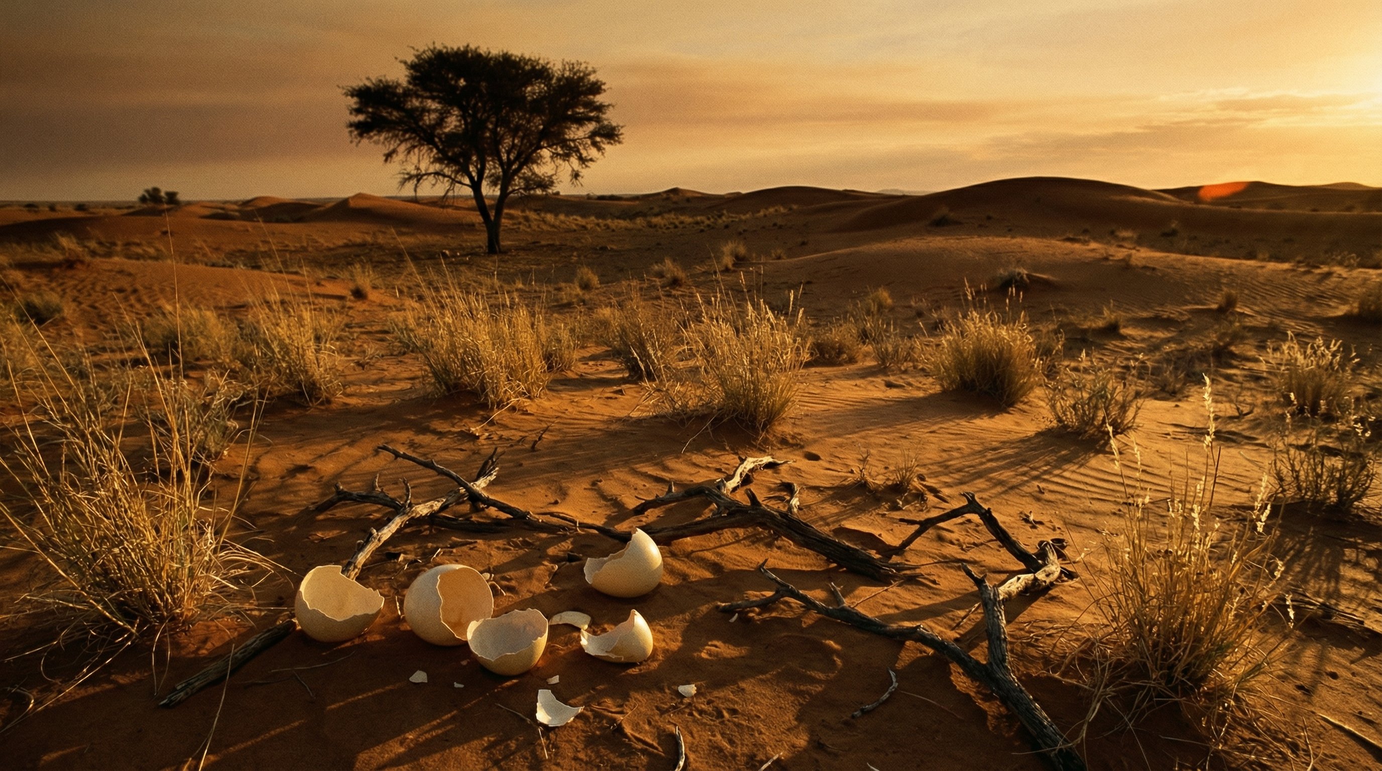 Southern African Kalahari landscape — the ancestral land of the Khoisan peoples